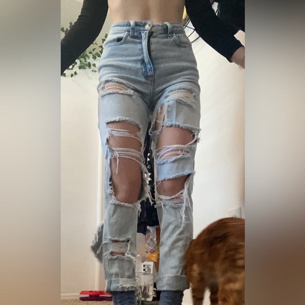 holister jeans! high rise!